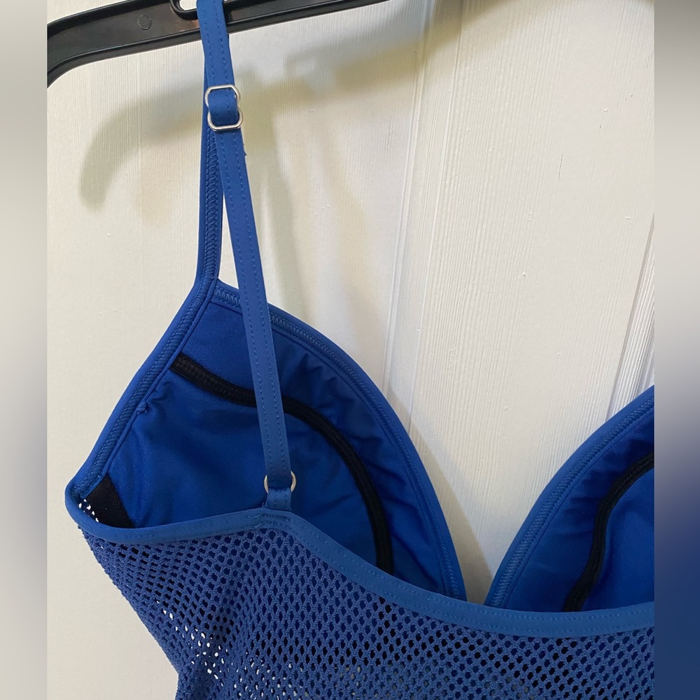 Cobalt Blue One-Piece Swimsuit - Picture 7 of 8